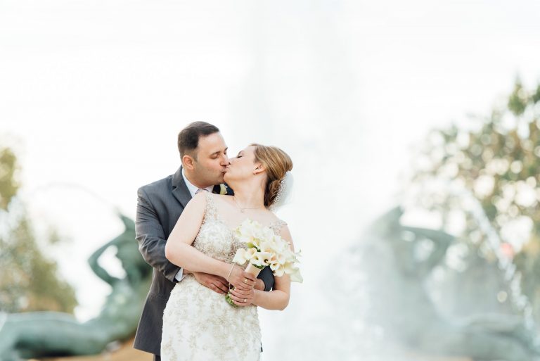 Blush, Violet, and Burgundy Wedding at The Logan Hotel Philadelphia | www.thestyledbride.com